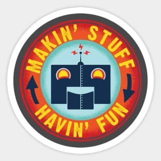 Making Stuff, Having Fun Cycle Sticker